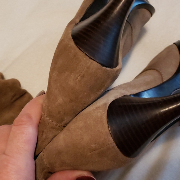 Sofft Slouchy Tall Suede Heeled Boot - Picture 8 of 14